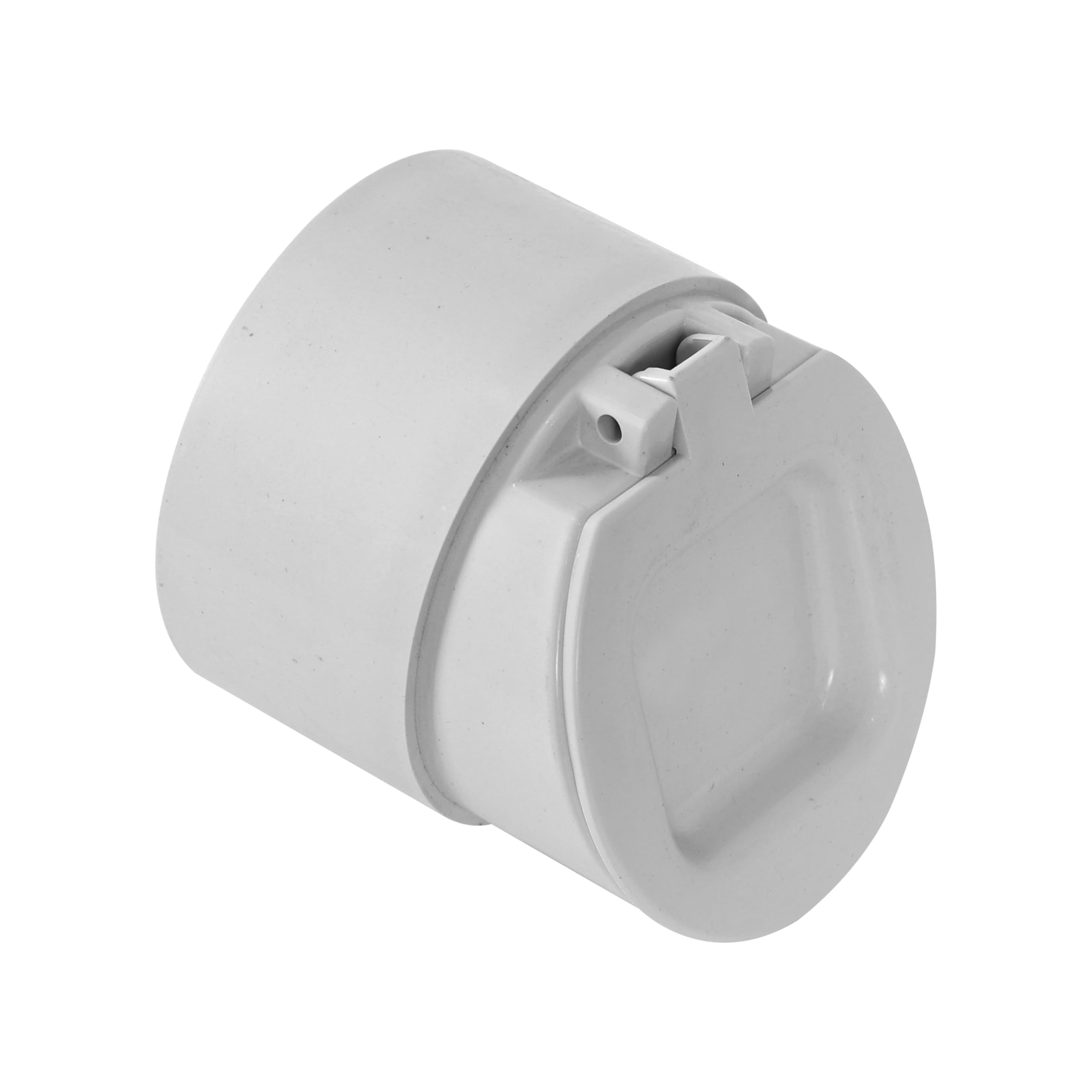 TAXAN 8 INCH (200 MM) PVC Non-Return Backflow Valve Anti-Rat, Anti-Snake & Insect Proof Drain Stopper Heavy Duty Sewage Trap with Strainer for Bathroom & Outdoor Pipes-image-3