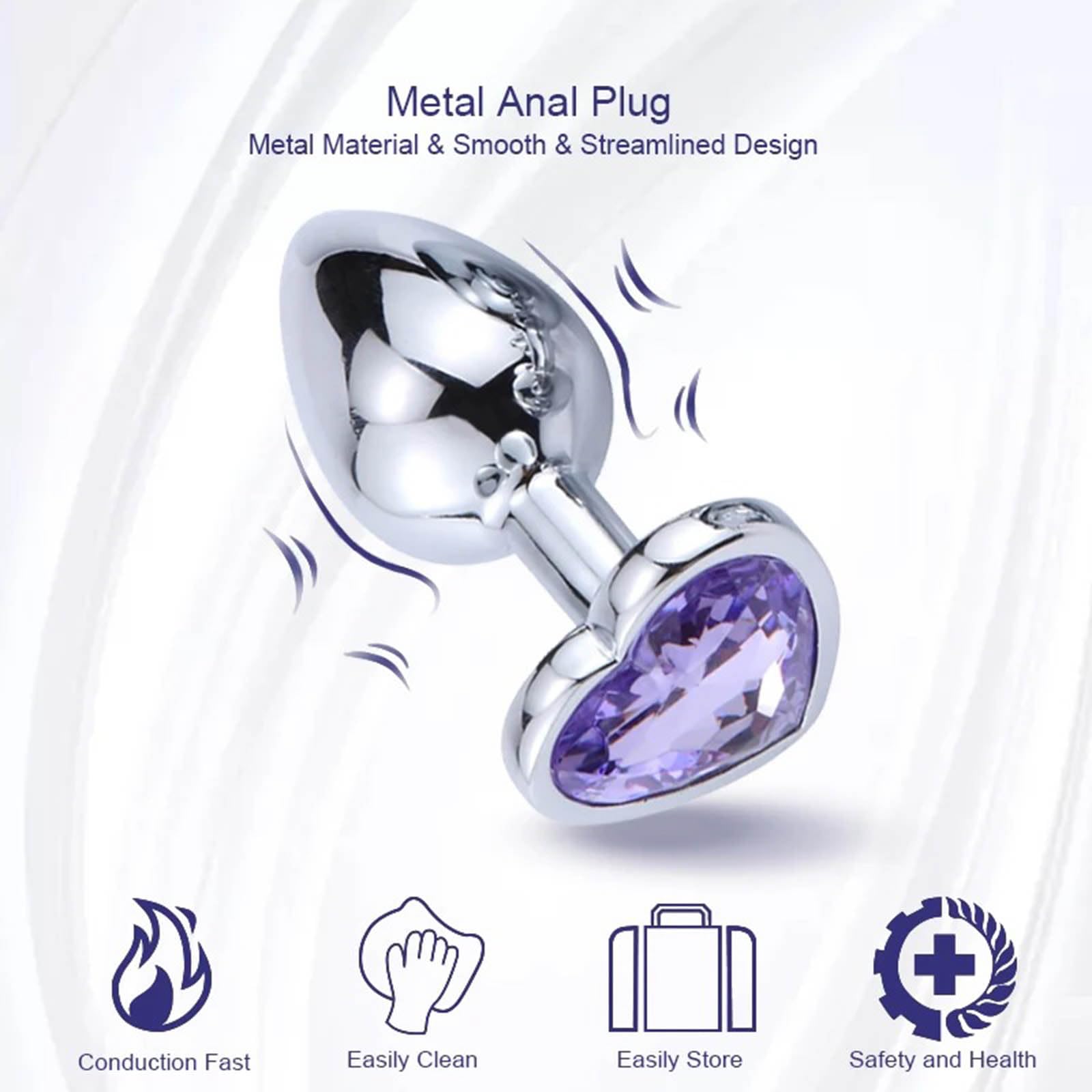crystal kisser anal plug Crystal Delights Anal Plugs