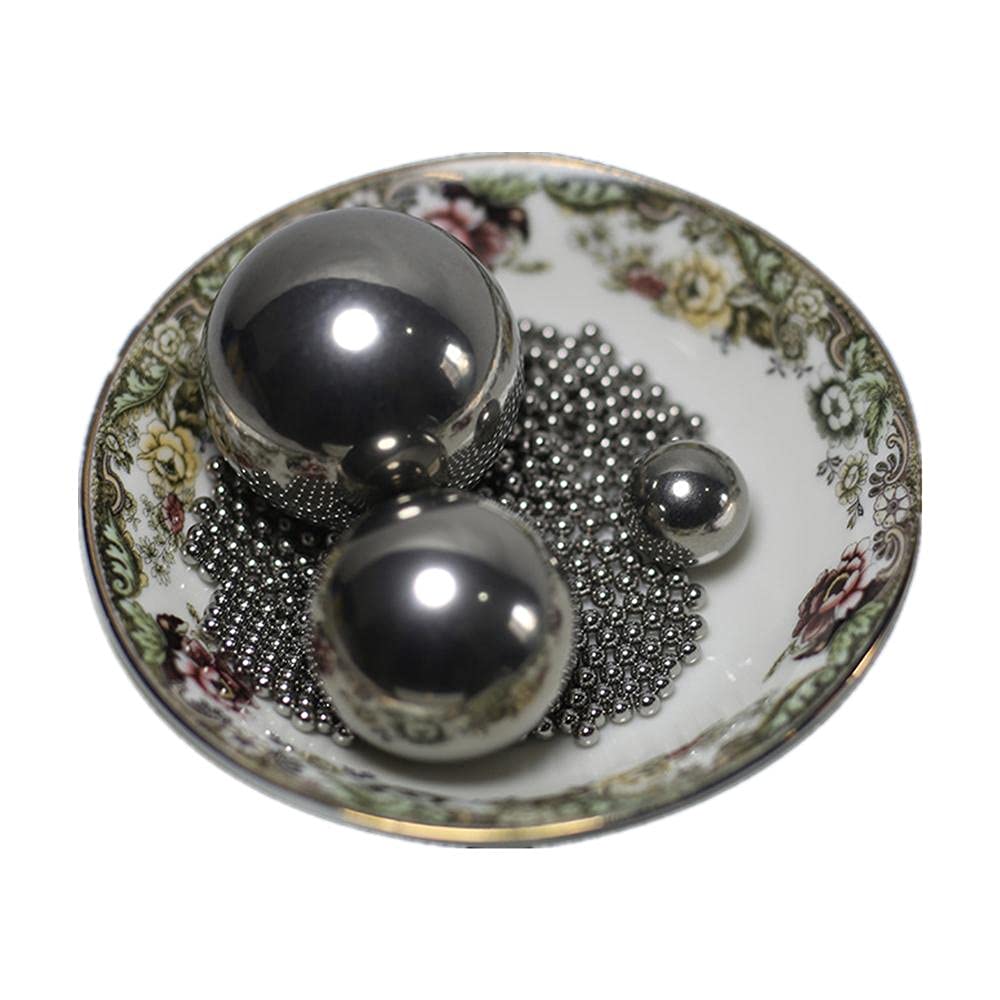 Rodamientos de bolas, Bolas de rodamiento, esferas de acero inoxidable 304 Bolas de acero inoxidable sólido Bola de resistencia a la corrosión 200PCS(4.763mm)