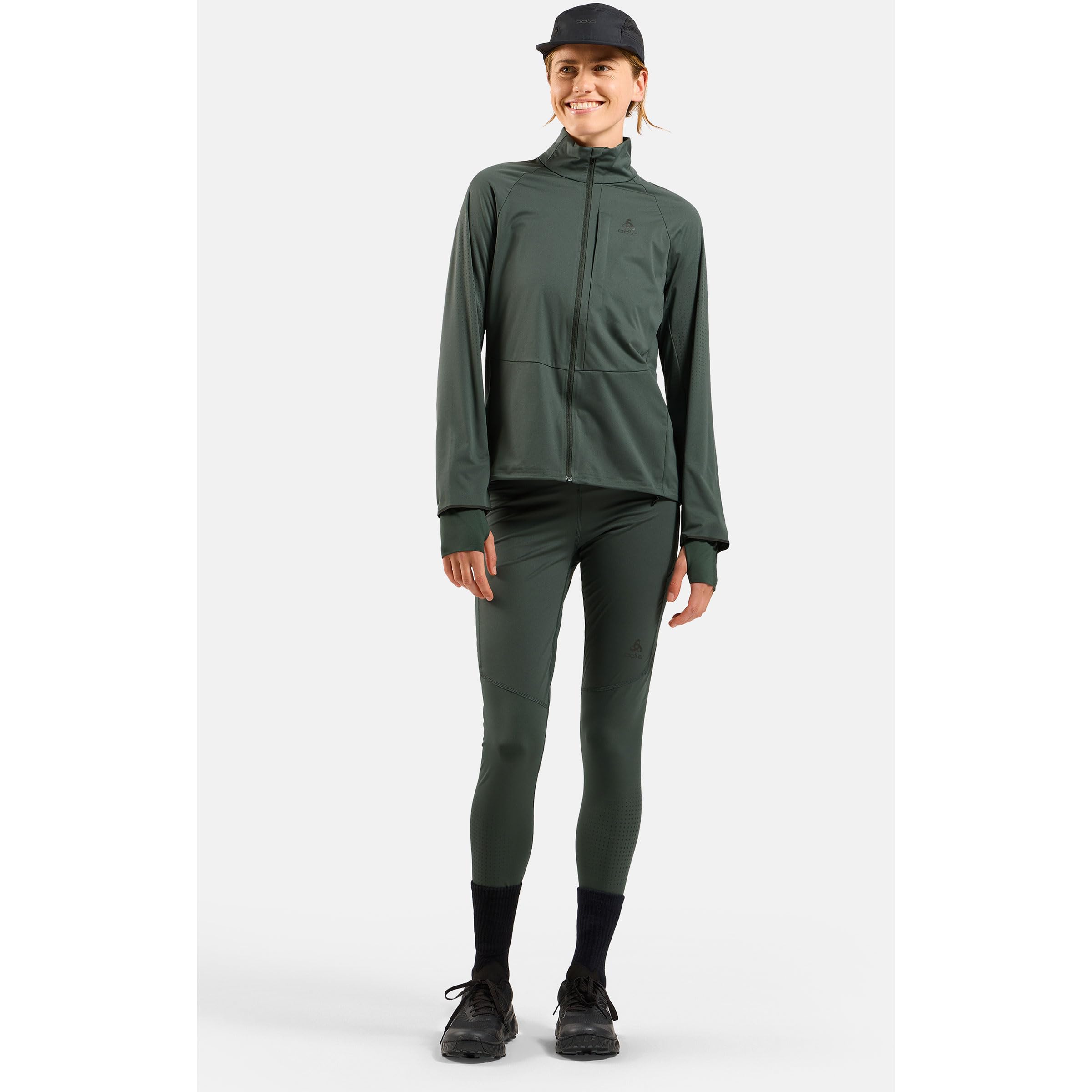 Odlo Zeroweight Warm Reflective Collant de Course Femmes Urban Chic