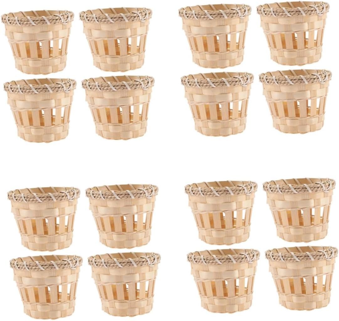 16pcs Drum Lamp Shade Cover Handwoven Natural Material Ceiling Light Cover for Indoor Decoration Easy Installation Warm Romantic Lighting