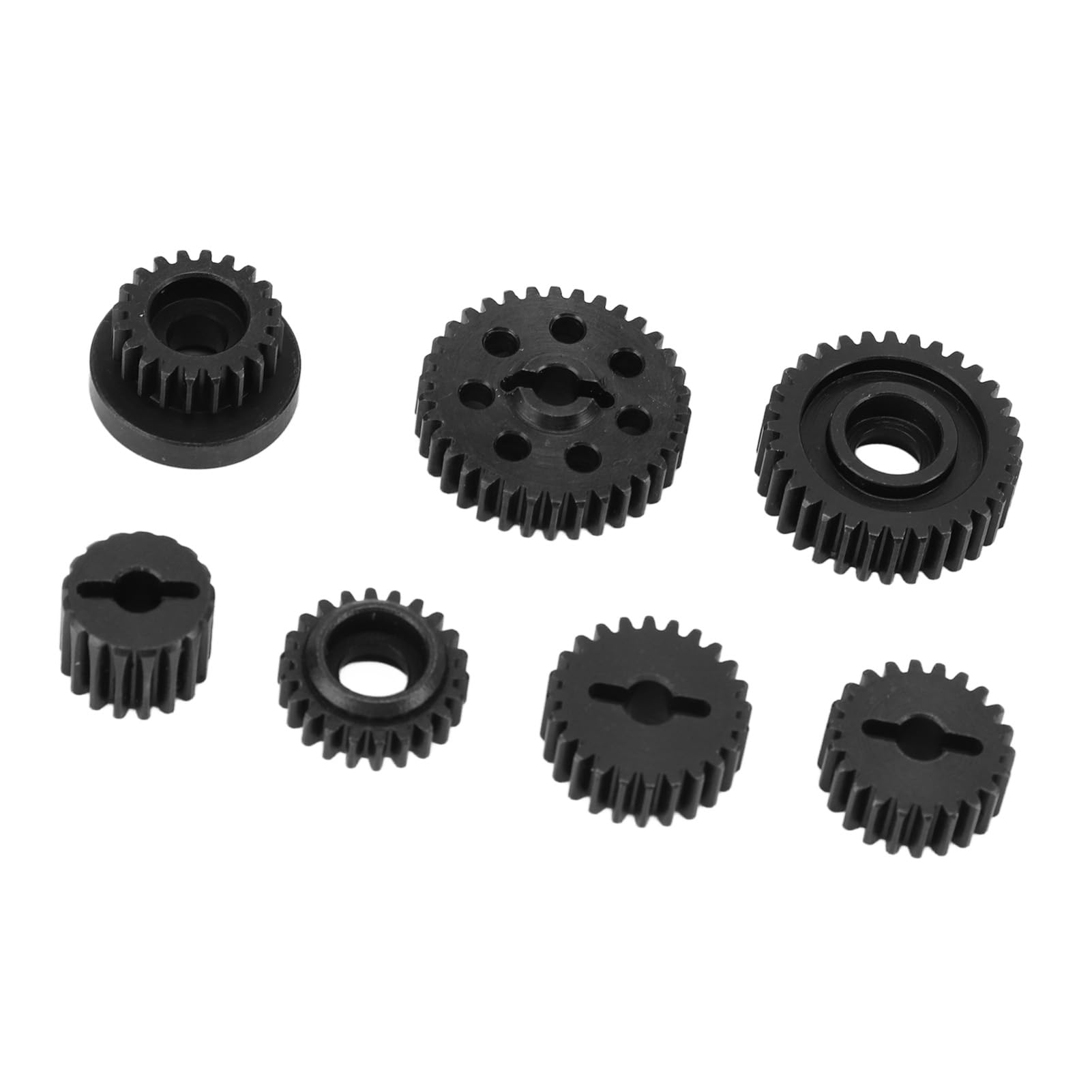 RC Gear Set 7PCS Engranajes de Repuesto Fuertes de Metal para Yikong