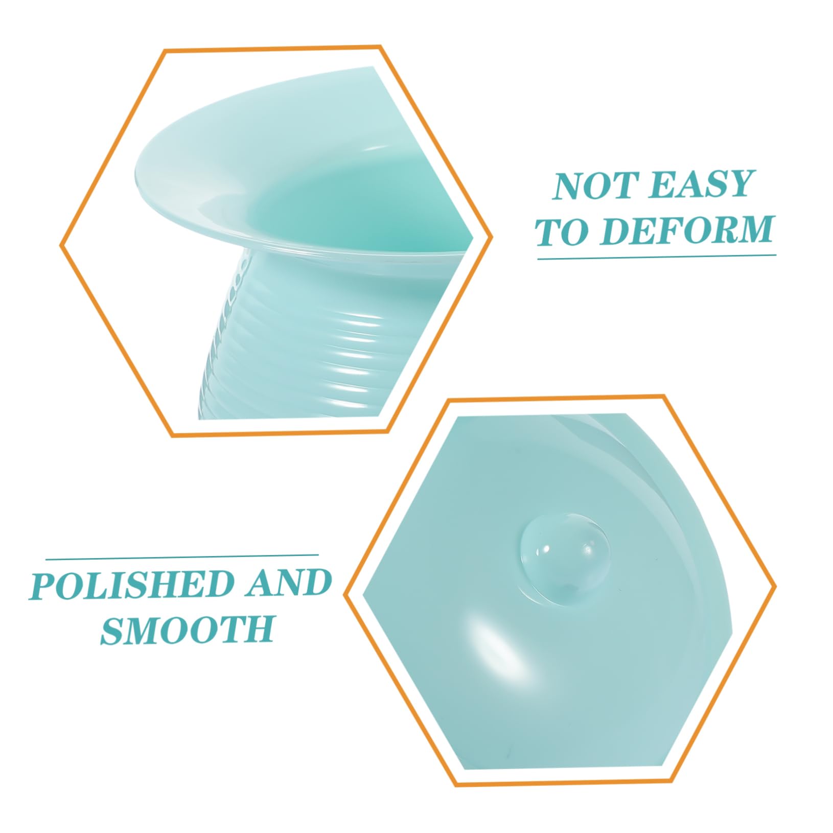Cabilock Vasino Portatile per Bambini in Plastica con Coperchio Antigoccia e Superficie Liscia, Blocca gli Odori per Uso Domestico in Hotel, Design Semplice e Funzionale