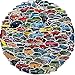 100pcs Classic Car Stickers Cartoon Vinyl Waterproof Stickers for Laptop,Guitar,Motorcycle,Bike,Skateboard,Luggage,Phone,Hydro Flask, Gift for Teen Birthday Party