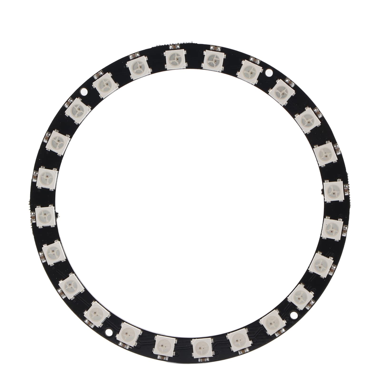 Tyenaza LED-Ring, 24-Bit WS2812 5050 RGB-LED-Ringlampenlicht mit integrierten Treibern