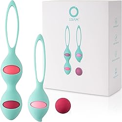 13AM Ejercitador de Suelo Pélvico - Set de Bolas Chinas del Suelo Pélvico para Mujer - Kegel Bolas Chinas Bolas Kegel Íntima Bolas Chinas Kegel - Bolas Chinas Femeninas Ejercicios Pélvicos Salud