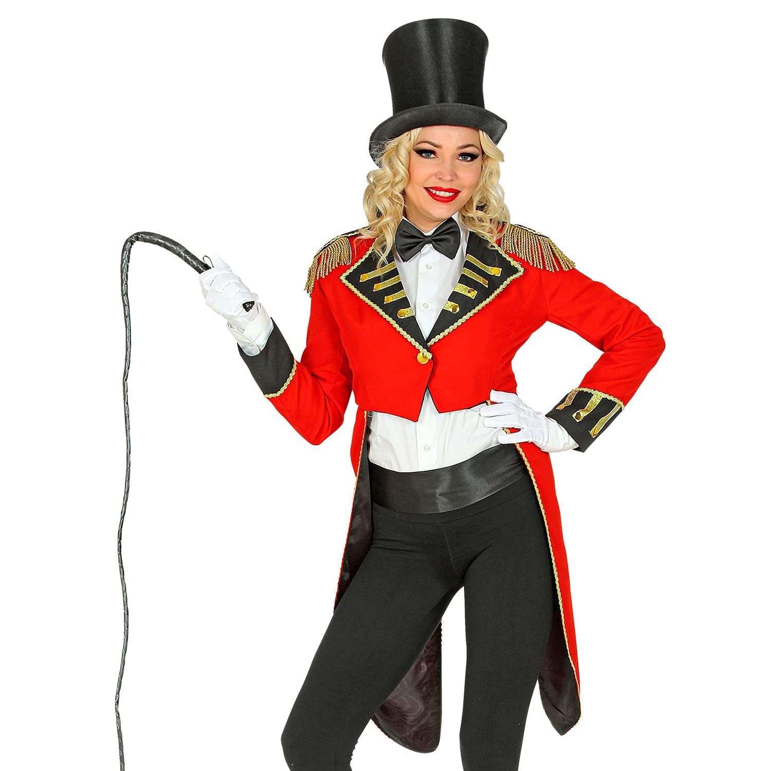 Widmann 48461 Circus Director Costume for Women, Carnival, Theme Party, Multicoloured, S