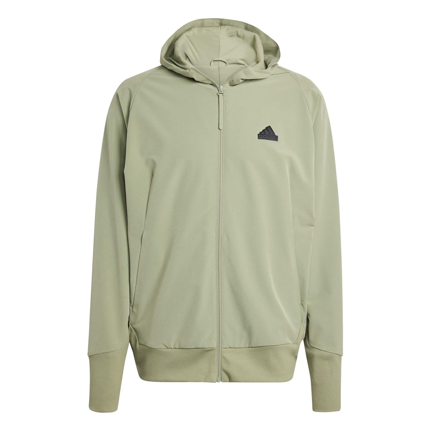 adidas Mens M Z.N.E. Wv Fz Tracksuit Top Green L