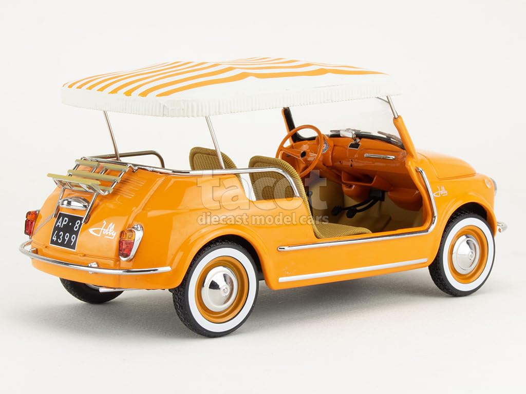 Fiat 500 Jolly 1965 Arancione 1/18