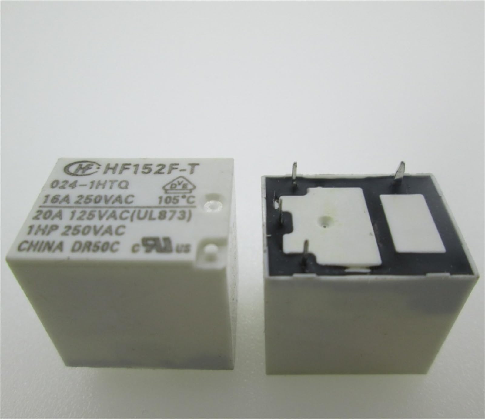HF152F-T-024-1HTQ HF152F-T 024-1HTQ HF152FT-024-1HTQ HF152FT 0241HTQ HF152FT-0241HTQ 24VDC DC24V 24V 16A 250VAC 5pin 1PZ