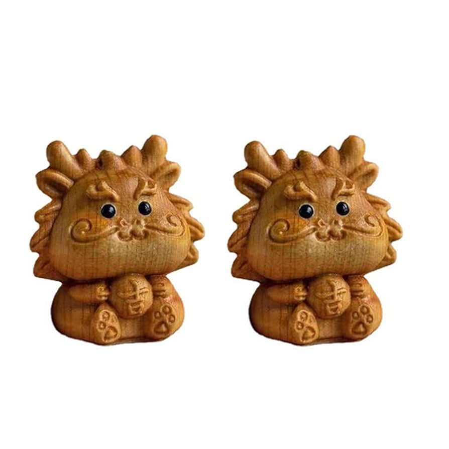 虎と龍の置物　　土台付き Amazon.co.jp: Felimoa 風水 置物 虎 龍 縁起物 干支 邪気払い