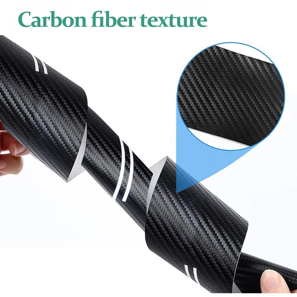 LHLUCKY Einstiegsleisten Für Porsche Cayenne - Carbon Look Türschutz 2007-2010