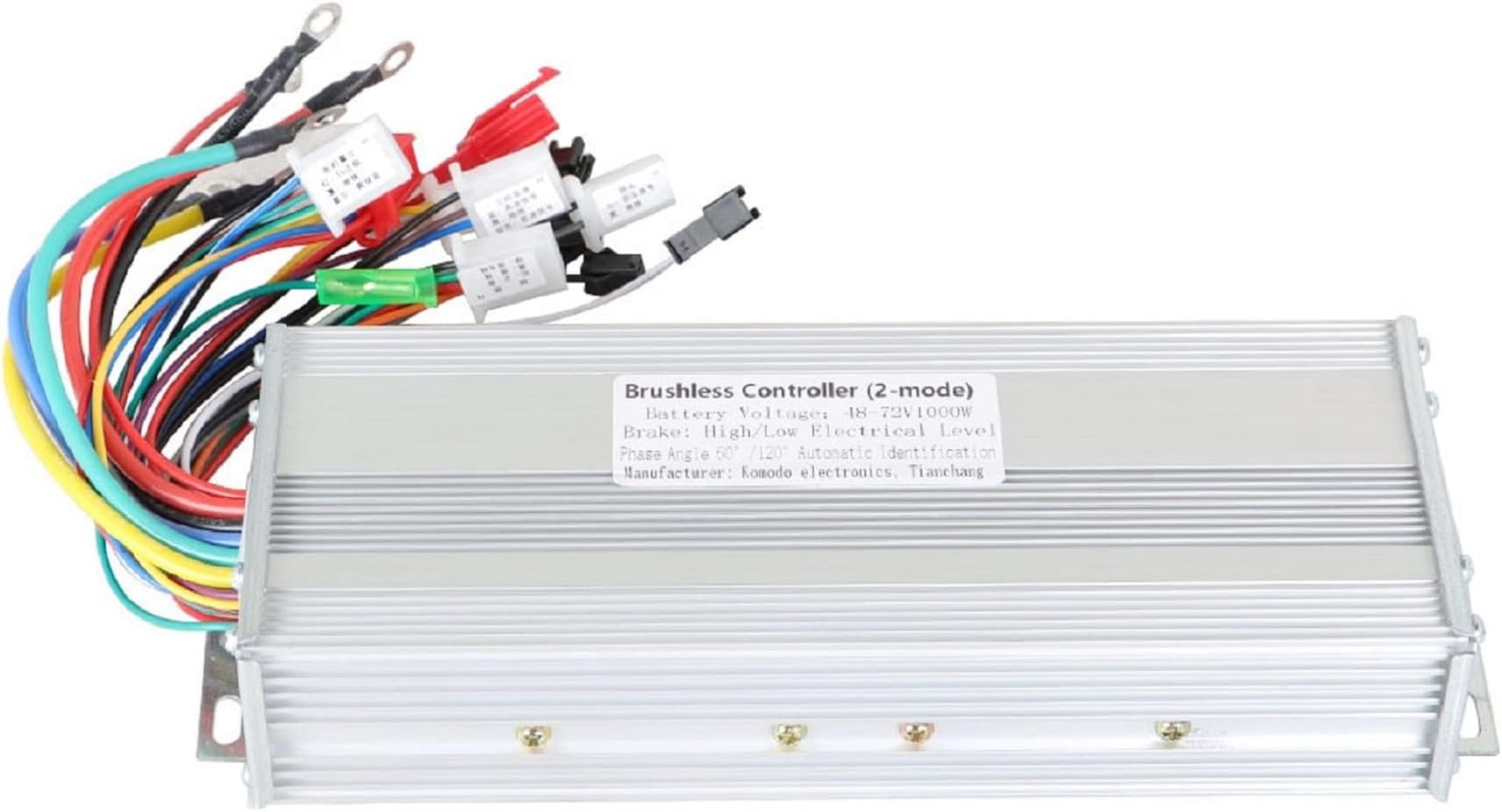 Silscvtt Brushless Motor Speed Controller 48-72V 1000W Scooter Controller DC Replacement for E-Bike Scooter Motor Controller Square Wave Controller