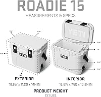Vista 6 de YETI Roadie 15 Hard Cooler with DoubleDuty Shoulder Strap