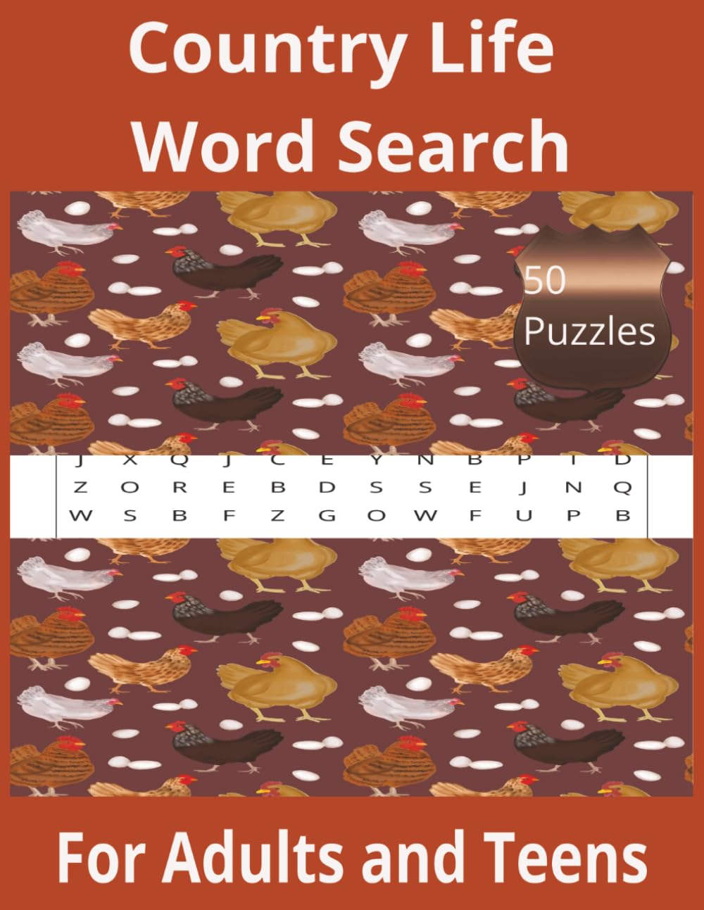 Country Life Word Search For Adults and Teens: The Simple Life Word Search For Adults and Teens