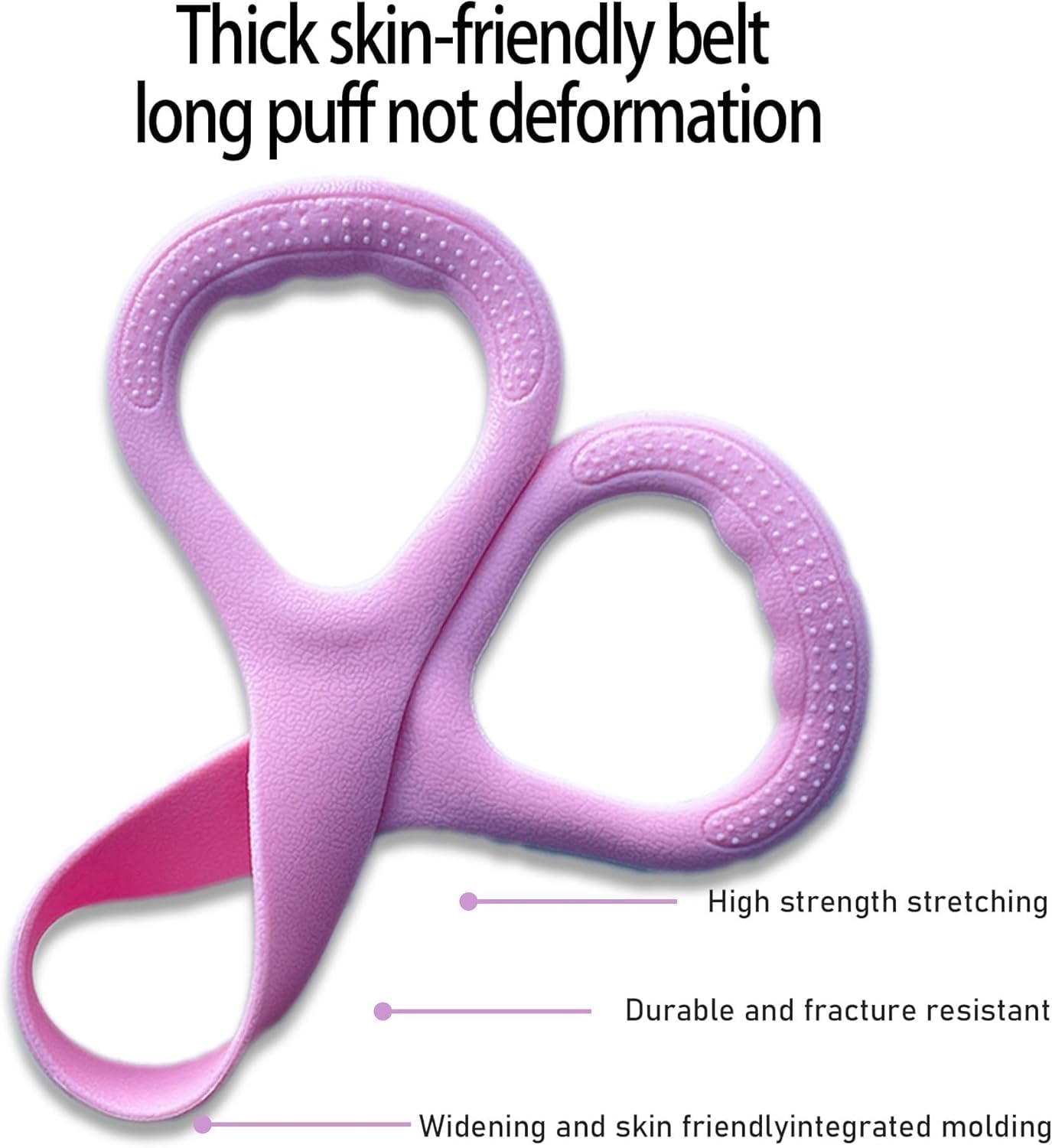 Yelajoy Fitness Resistance Band, Elastic Bands for Working Out,Arm,Back Training Elastic Ropes, Exercise Equipment for Yoga, Pilates,Physical Therapy,Stretching（3 Pack）（Purple）