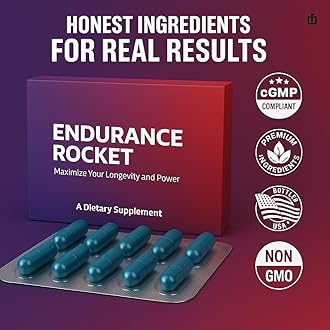 Blended Sports Nutrition Support, Max Rocket Your Body, Assist with Stamina, Endurance, Strength, Vitality and Energy (10 Count)