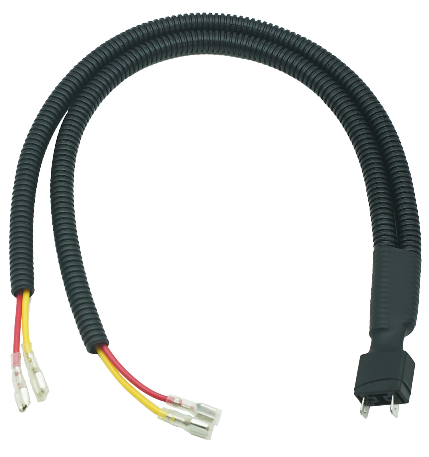 Car Horn 1 to 2 Connector Converter Wiring Harness, Compatible with Universal Connector Horn, Splitter Adapter for Dual Tones Upgrade Type-Y (Universal)