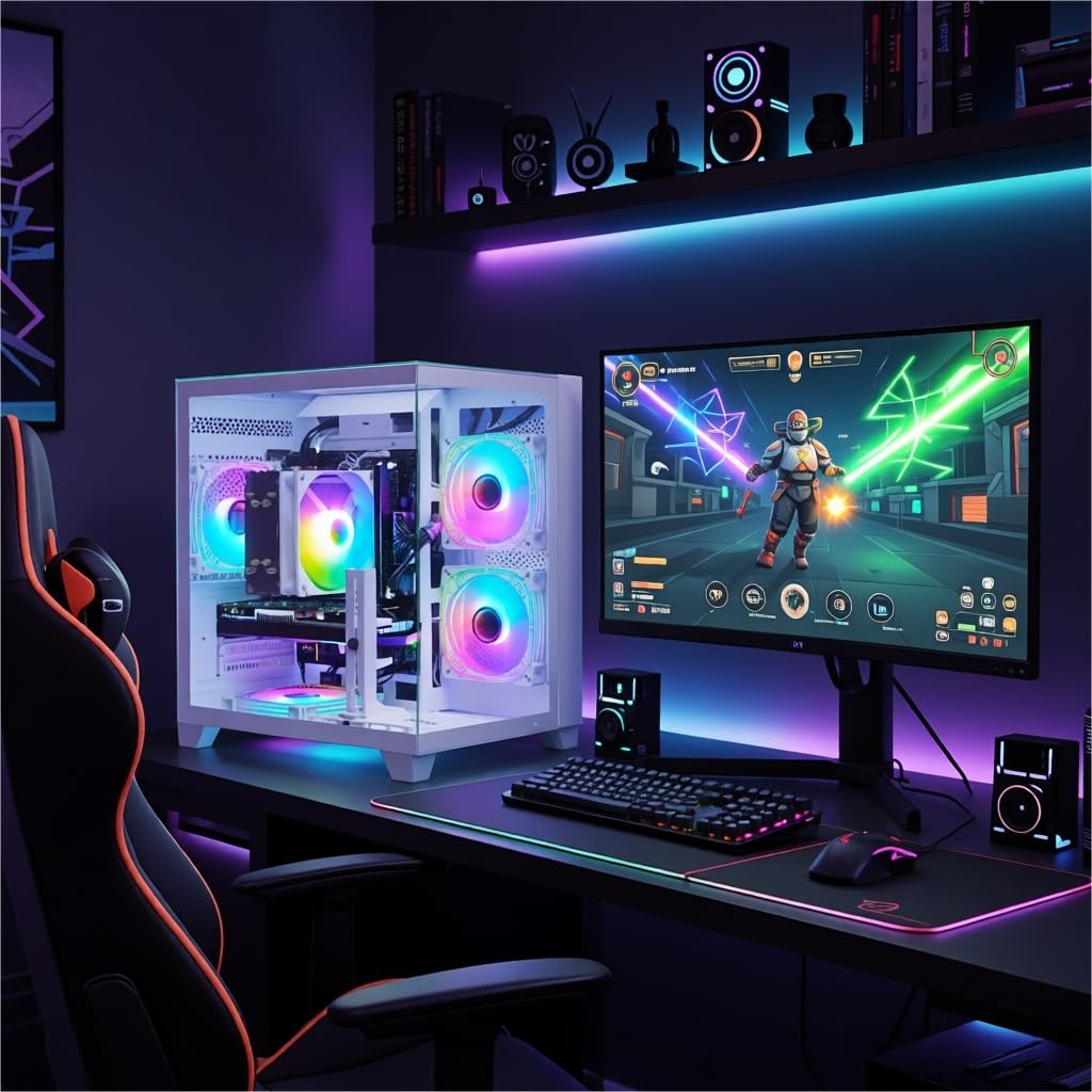Amazon.com: LXZ Gaming PC Ryzen 5 5500, GeForce RTX 3050 8GB, 16GB
