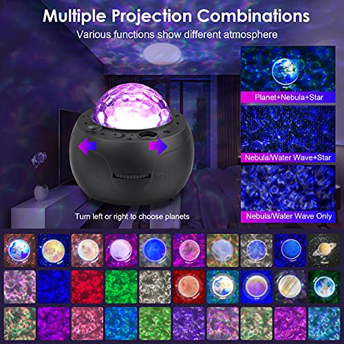 Trswyop Lampada Proiettore Stelle con Pianeti