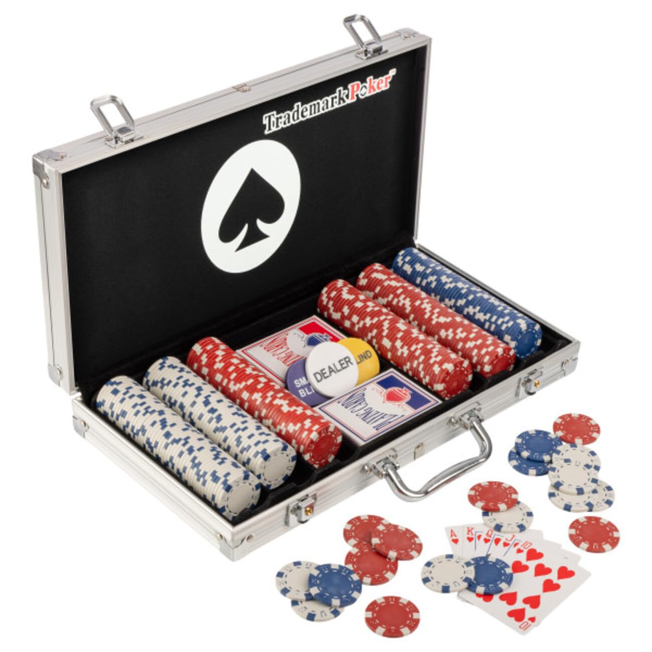 Amazon.com : Poker Chip Set - 11.5g Poker Set with Cards, Buttons