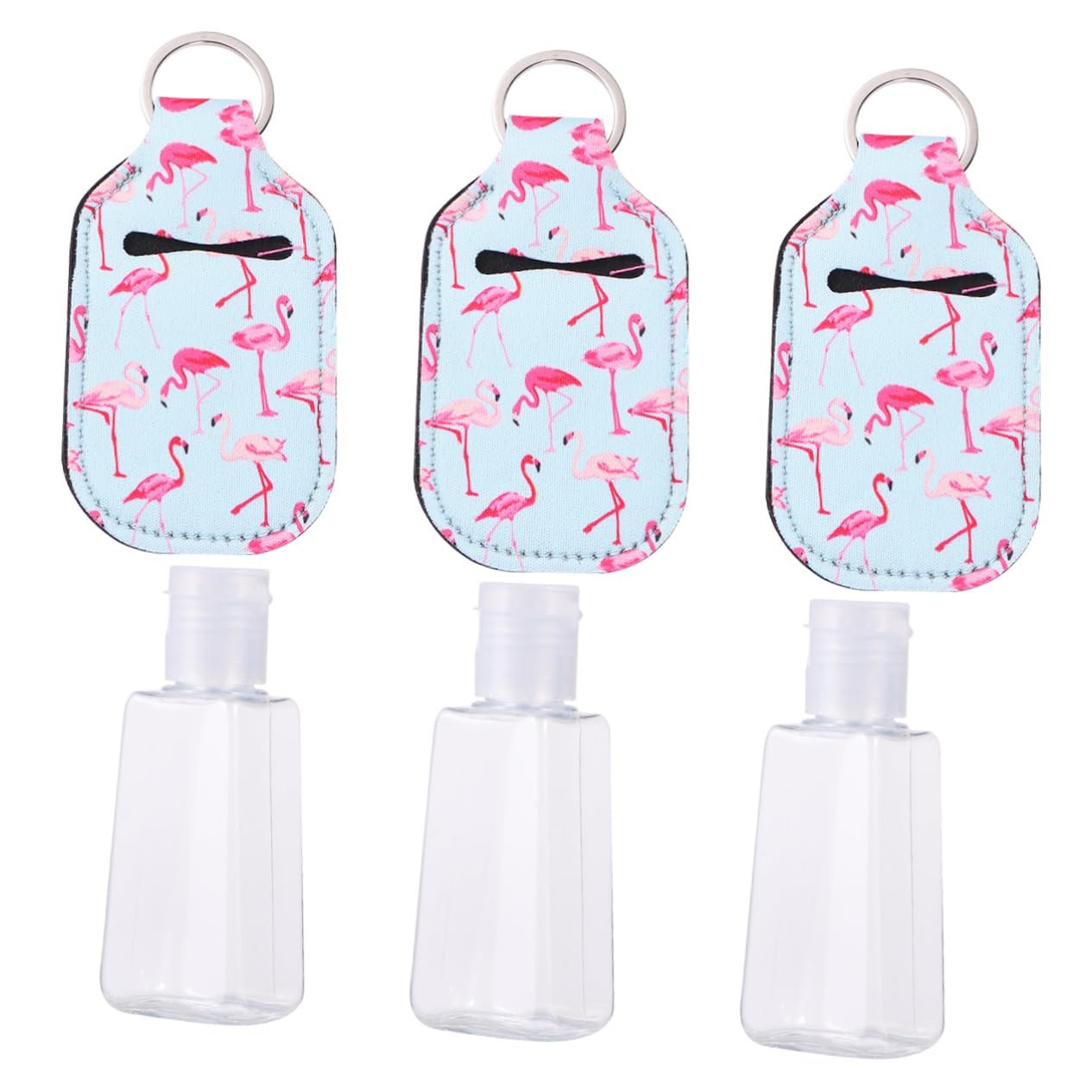 Portable Refillable 30ml Perfume and Hand Sanitiser Bottle Set with Protective Covers, 6pcs Travel Size Empty Spray Containers for Personal Care and On-the-go Use