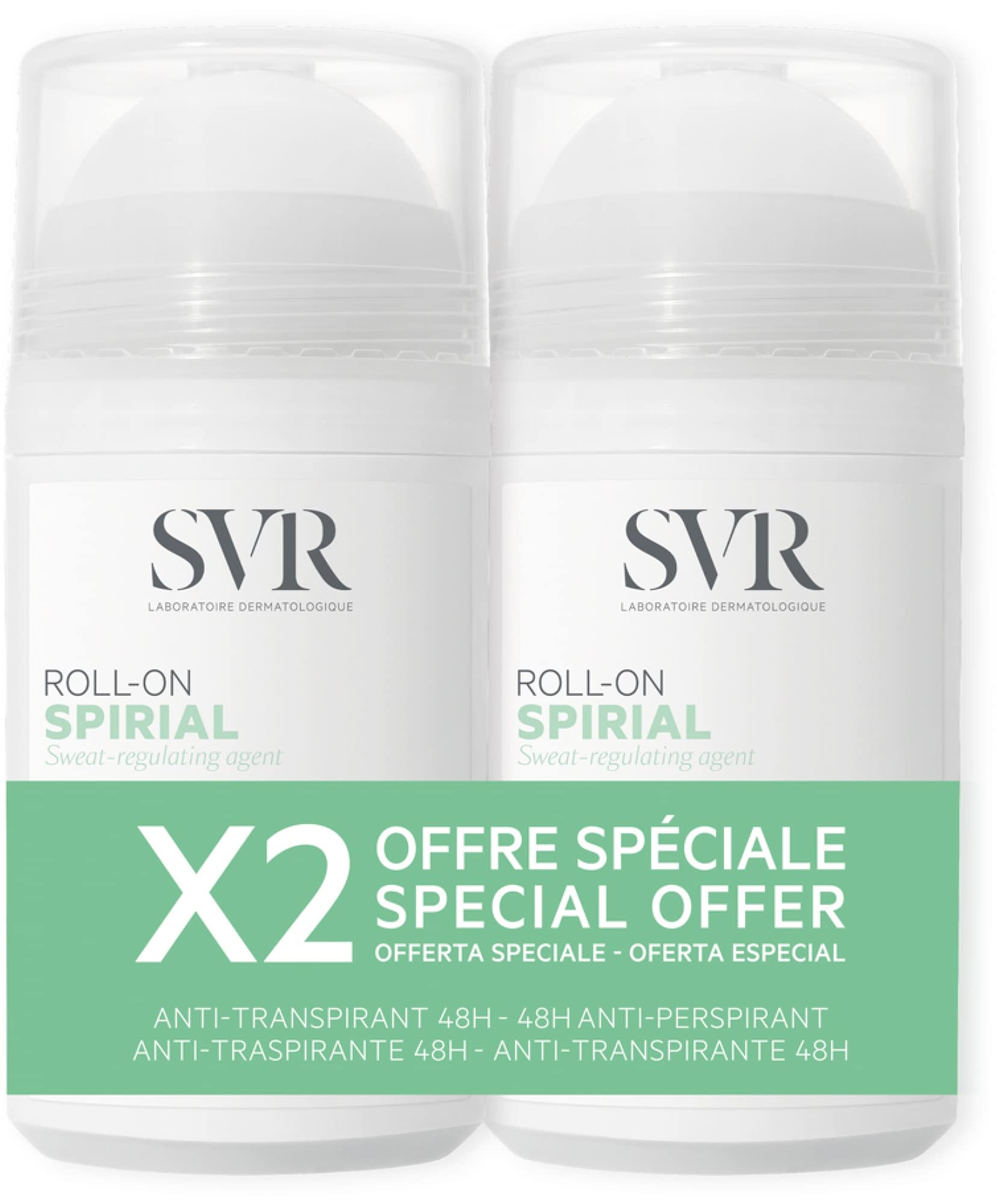 SVR Spirial Duo Deodorant Antiperspirant 48H