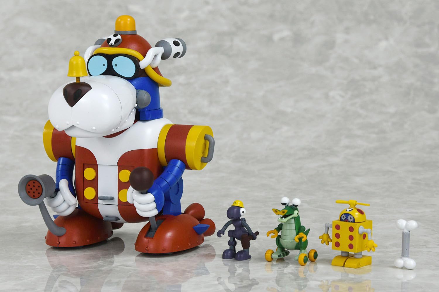 Bell Fine BP026 Time Bokan Series Yatterman Yatter One, altezza totale circa 120 mm, modello in plastica non scala (robot)
