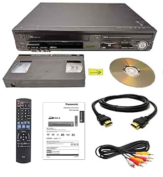 Panasonic VHSビデオ&DVDプレーヤー Amazon.com: Panasonic VHS to DVD Recorder VCR Combo w/Remote