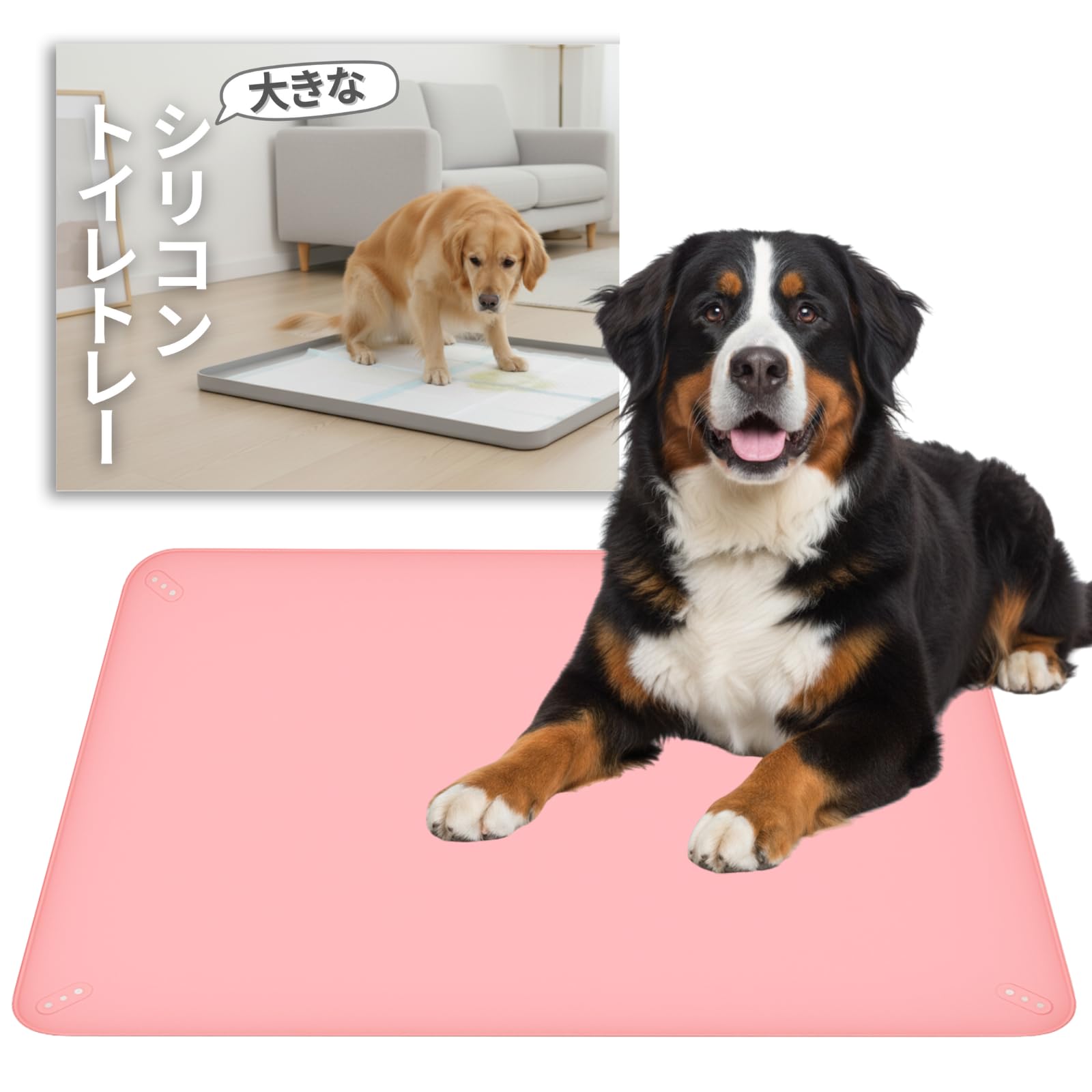 Amazon | JON TORUDO 犬用トイレトレー シリコン製 ワイド・スーパー