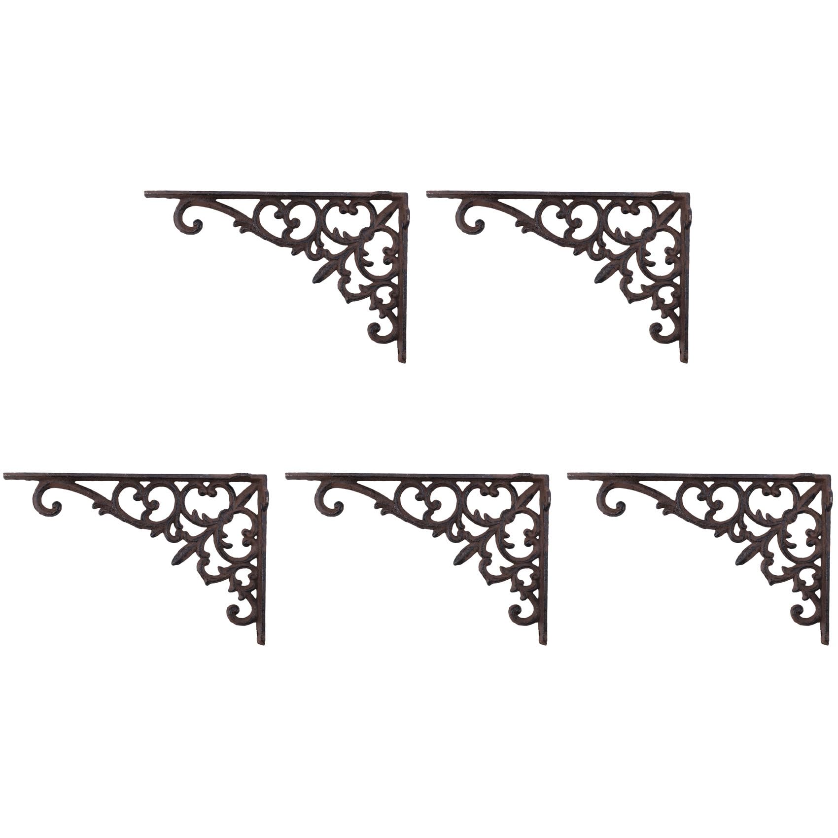 Hndhbfgrt 5X Cast Iron Plant Hanger Flower Basket Hook for Indoor Outdoor Bird Feeder Lantern Pots Wind Chimes