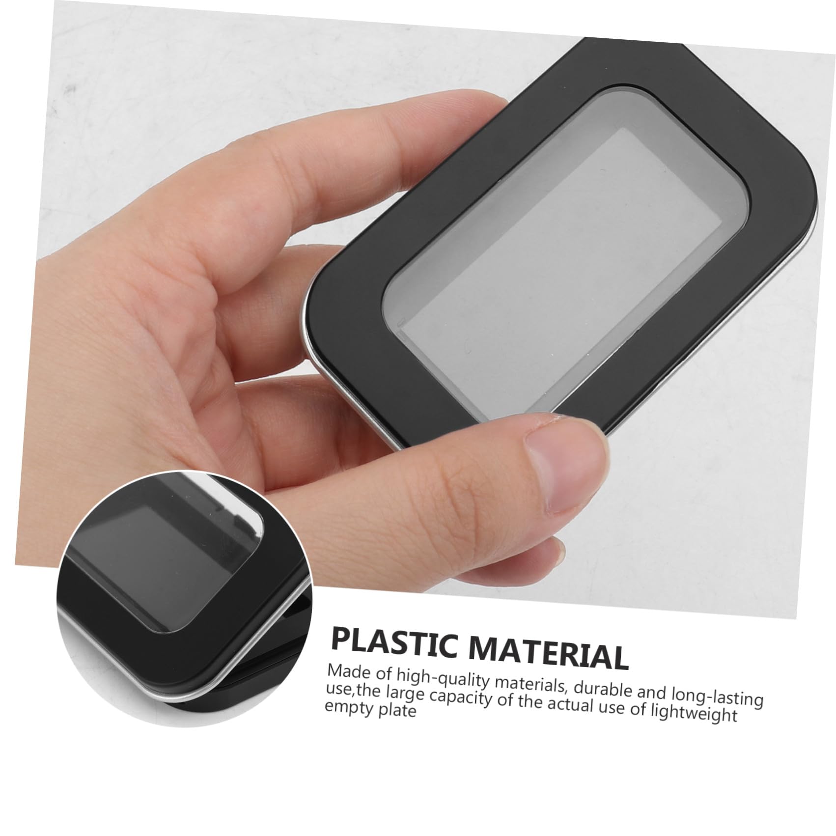 Housoutil 2pièces Boîte à Yeux Magnétique Vide Pour Maquillage Organisateurs De Cosmétiques Palette De Rangement Pratique Pour Fards à Paupières Et Blush