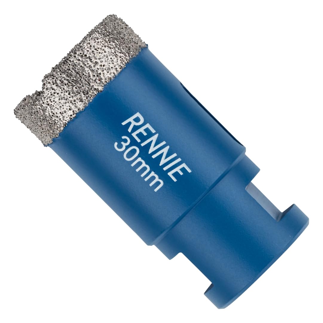 30mm Diamond Hole Saw Drill Bit With A M14 Shank For Angle Grinders. For Porcelain Tiles Ceramic Slate Stone Granite Marble Glass. Diamond Core Holesaw/Hole Cutter