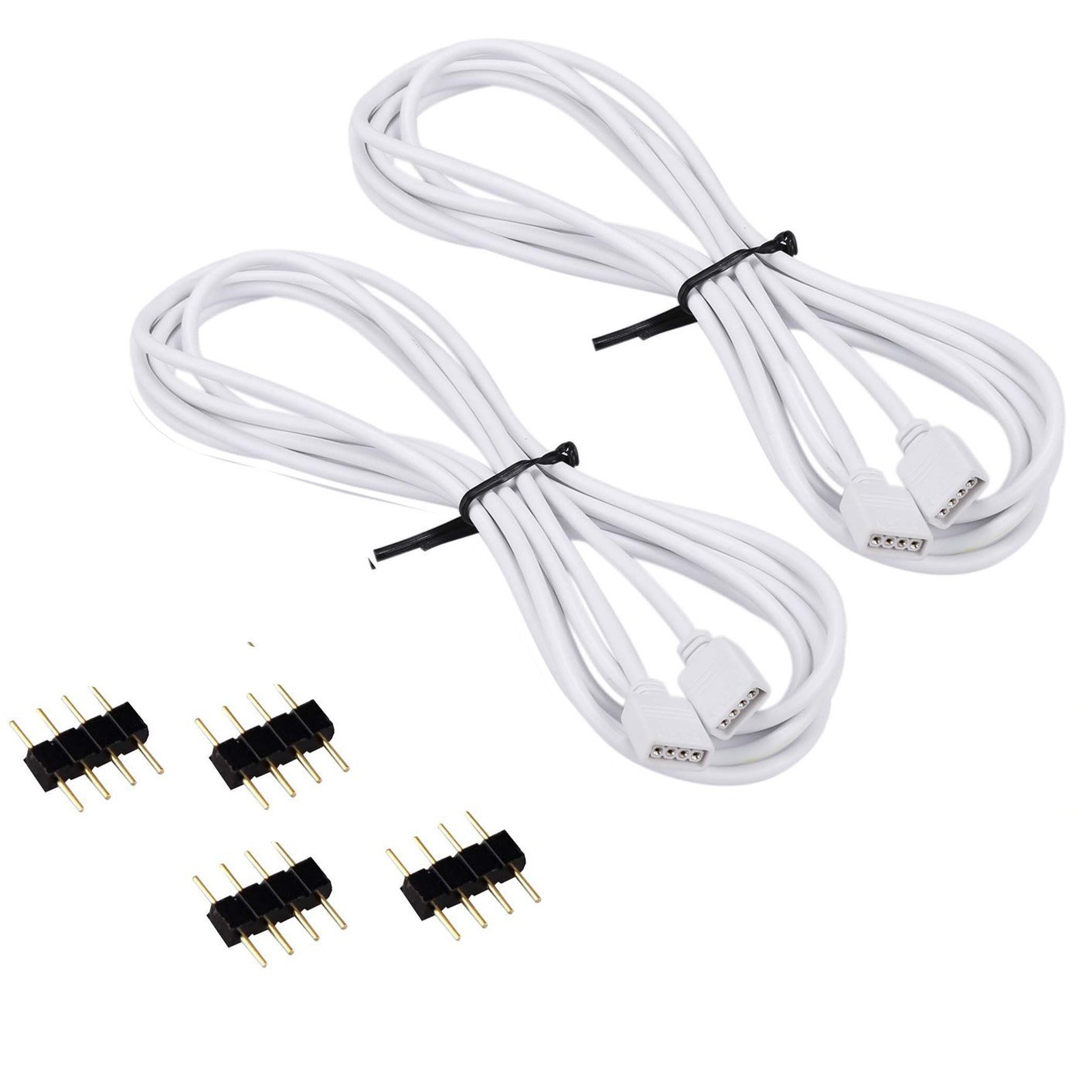Aroidful 2 Stück LED Verlängerungskabel 2m LED Strip Verbind
