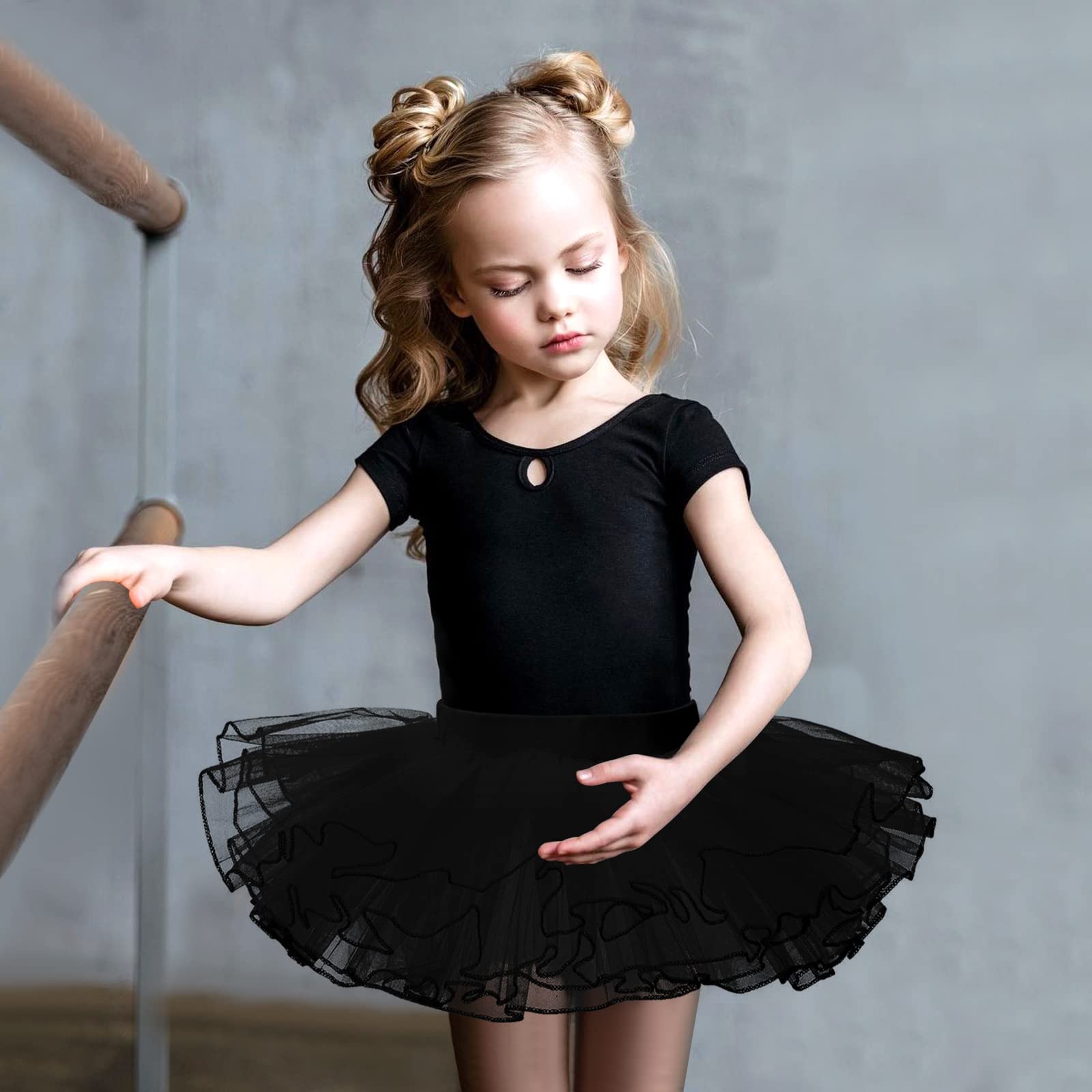 Bezioner Tiul Spódnica Tutu Dziewczęca Sukienka do tańca klasycznego Baletu Pettiskirt Księżniczka Kostium