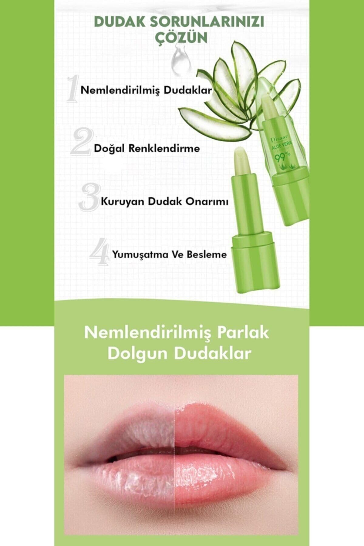 MUJGAN Aloevera%99 Dudak Bakım Nemlendirici Sihirli Ruj Kirmizi