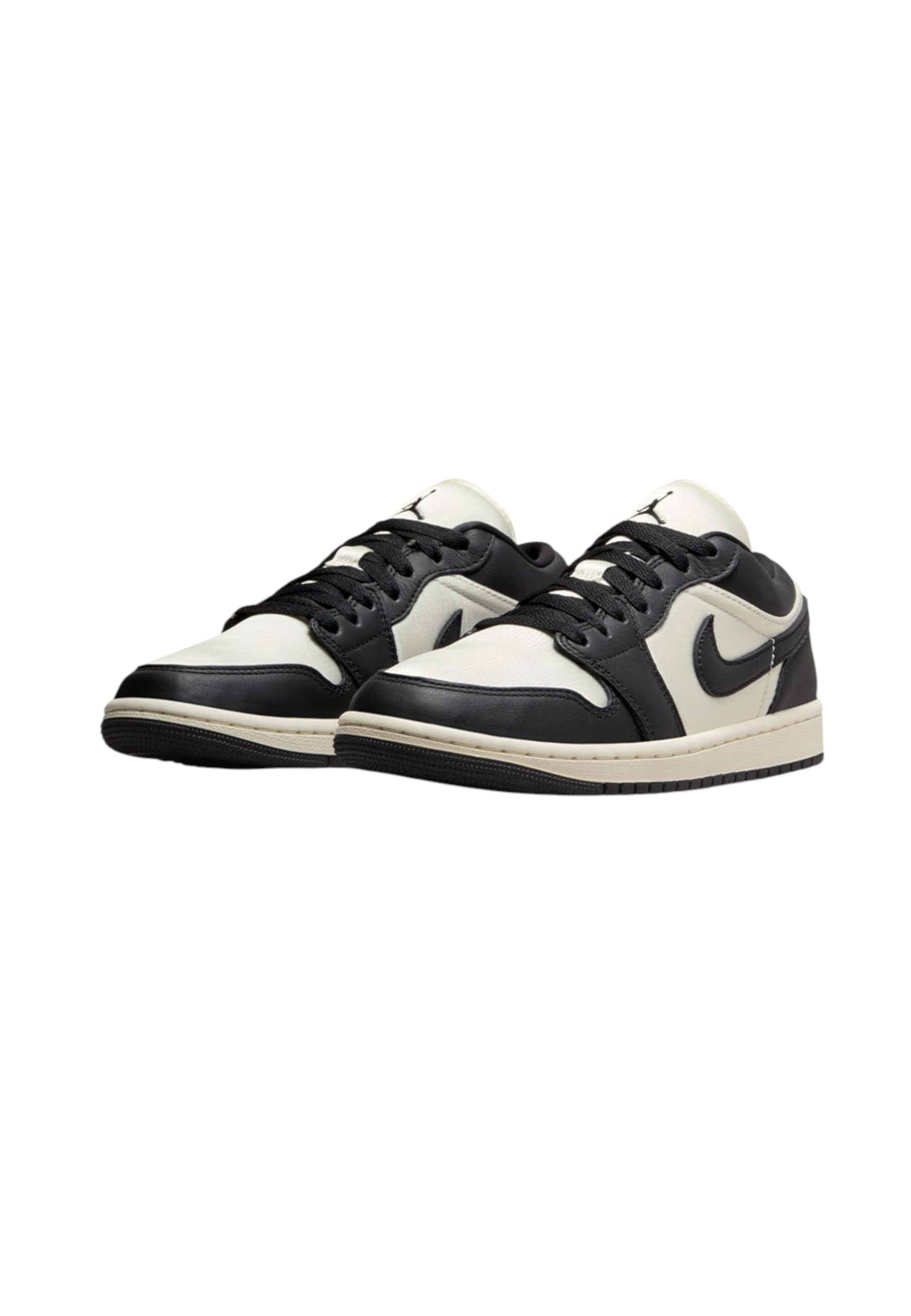 Jordan 1 Low Women's SE 'Vintage Panda' Sail/Black-Sail (FB9893 101) - Size 5.5w
