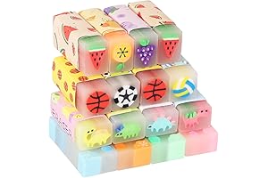 Cute Erasers For Kids Bulk: Animal Food Fun Desk Pets