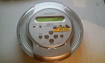 SONY ポータブルCDプレーヤー D-CJ01 Vintage Sony D-CJ01 Portable CD Walkman MP3 Player Silver