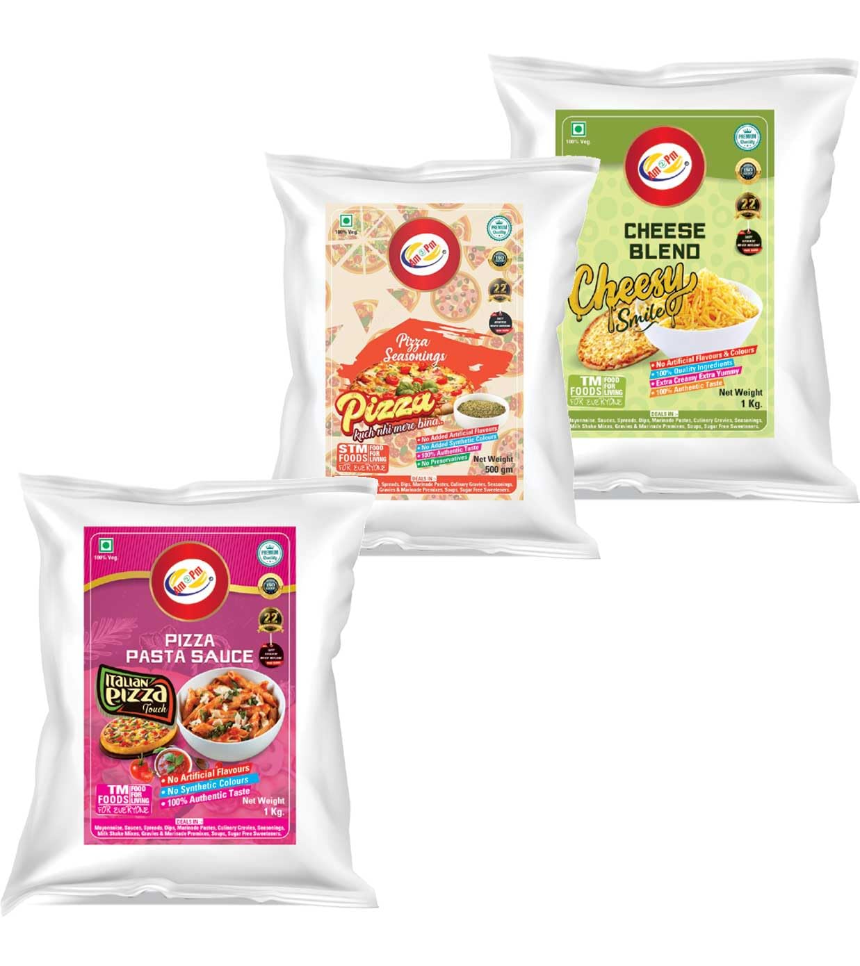 Am 2 Pm - Pizza Pasta Sauce 1 kg,Pizza Seasoning 500 gm,Cheese Blend 1Kg Ready to Eat Healthy Food Easy To Cook-Pack of -3 (B0CBXBDXFF) Amazon Price History, Amazon Price Tracker