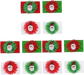 TOYANDONA 12 Peças De Bandana Infantil Tiaras De Bebê Tiaras De Noel Tiaras De Cabelo De Bebê Laços De Cabelo Para Crianças Natal Infantil Turbante Tiara De Natal Para Bebê Tiara De