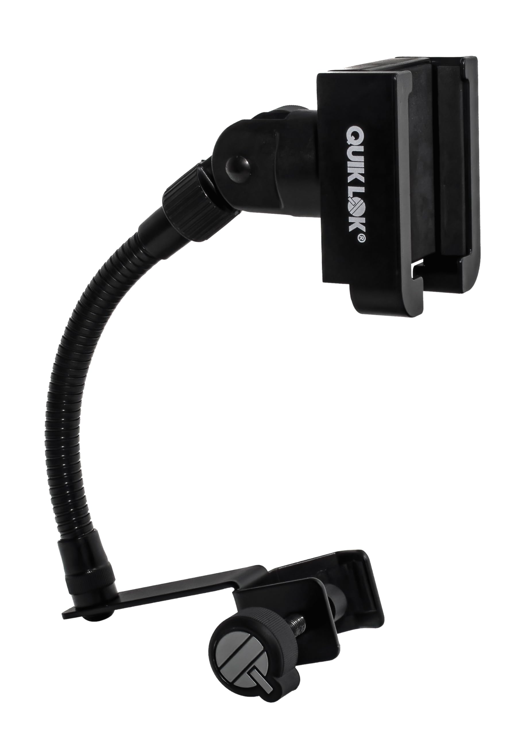 QUIK LOK - SMS/001 Smartphone Holder, Suitable for Microphone Stand, Weight 600 g, Black