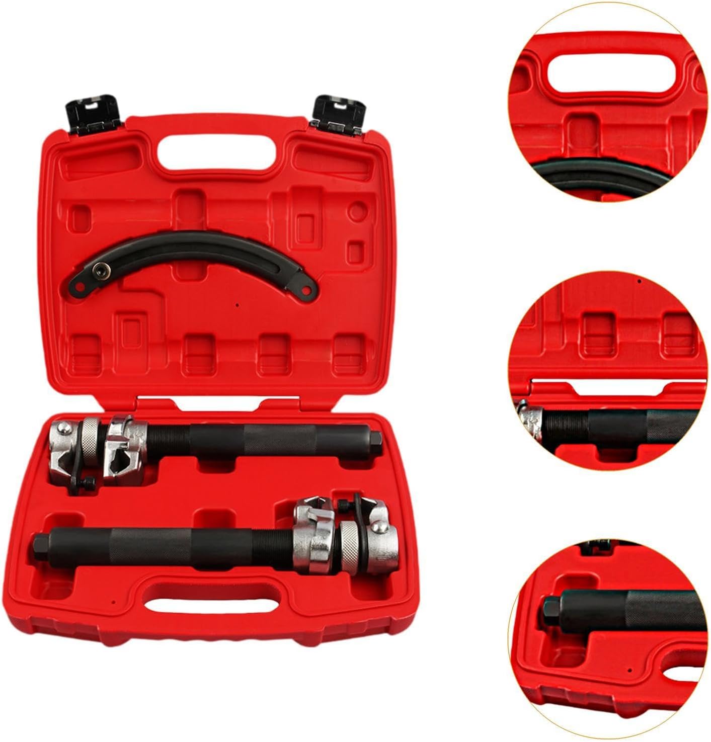 Coil Spring Compression Max Load 1200 kg Sturdy Strut Spring Compressor Set,Heavy Duty for UTV Truck Motorcycle Car