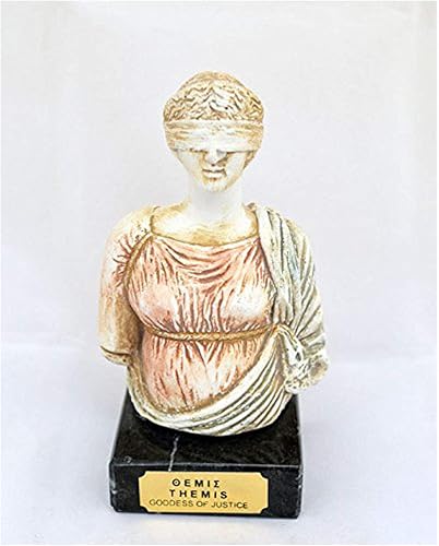 Estia Creations Themis Themida - Estatua de escultura griega antigua de la diosa de la justicia