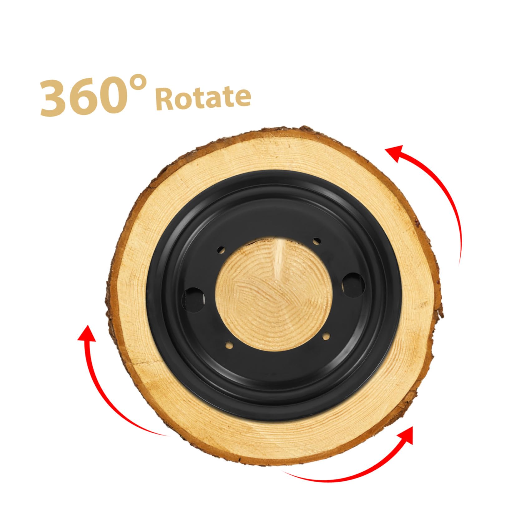 Plateau tournant Lazy Susan robuste avec roulements à billes de précision – Plaque pivotante lisse et silencieuse pour table de salle à manger et garde-manger – Support rotatif pour une gestion