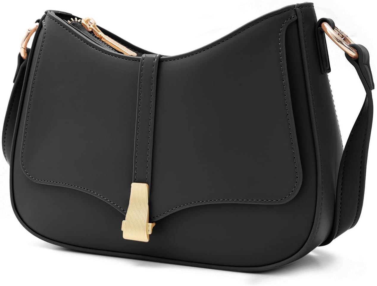 Prettyzys Crescent Shoulder Bag for Women, Vintage Retro Vegan Leather Clutch Tote Handbags Crossbody Bags Handbag for Women Prettyzys Crescent Shoulder Bag for Women, Vintage Retro Vegan Leather Clutch Tote Handbags Crossbody Bags Handbag for Women