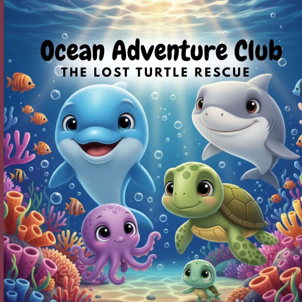 Ocean Adventure Club: The Lost Turtle Rescue: A Marine Life Story About Friendship, Teamwork, and Helping Others for Kids Ages 6–8
