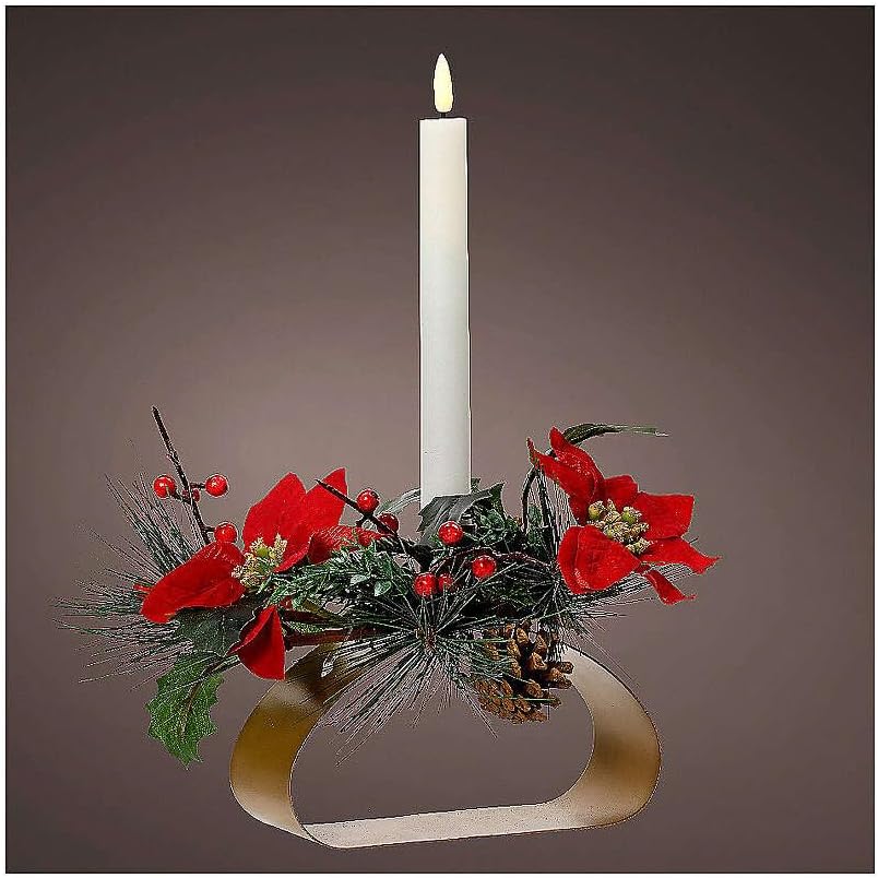 Candle Holder 24 cm LED Christmas Star Candle