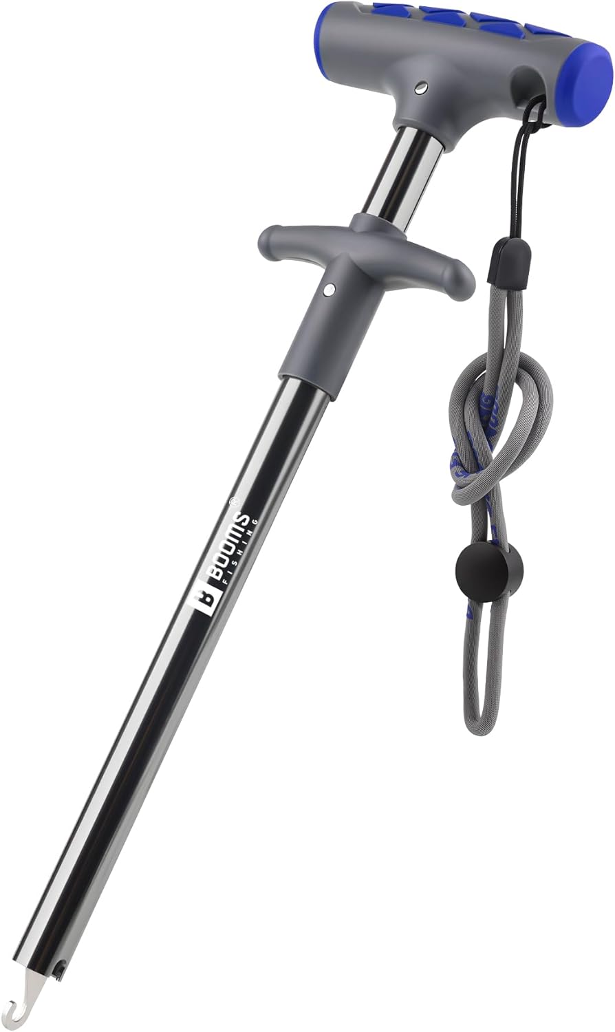 Booms Fishing Hook Remover Tool: 9.6" Squeeze-Out Fish Dehooker for Saltwater and…