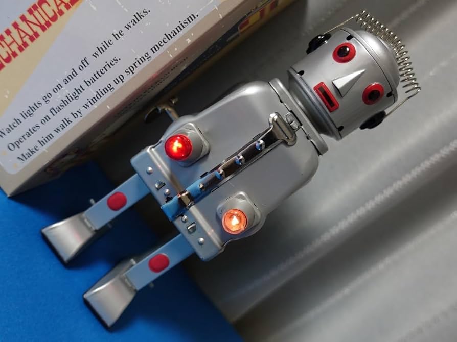 ぴ*み様 〈当時物〉ブリキ ズーマーロボット（電動式〈電池〉）不動 Yahoo!オークション - 当時物 野村トーイ Zoomer the Robot